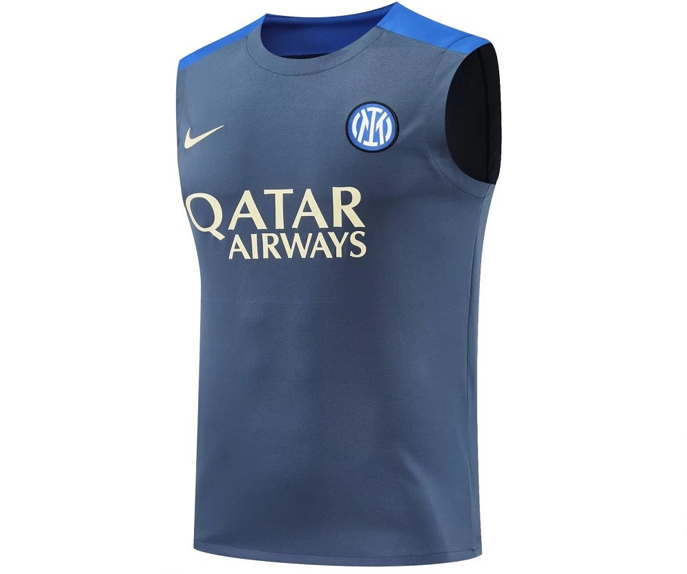 AAA Quality Inter Milan 24/25 Grey/Blue Vest Jersey